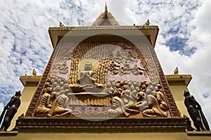 Ounalom pagoda is a wat located on Sisowath Quay in Phnom Penh, Cambodia, near the Royal Palace of Cambodia.