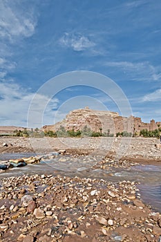 Ounila river near Ait Ben Haddou, Morocco
