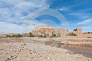 Ounila river near Ait Ben Haddou, Morocco