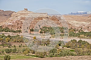 Ounila river near Ait Ben Haddou, Morocco