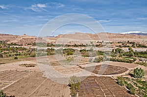 Ounila river near Ait Ben Haddou, Morocco