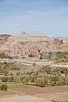 Ounila river near Ait Ben Haddou, Morocco