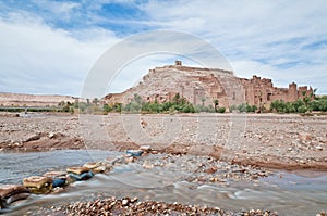 Ounila river near Ait Ben Haddou, Morocco