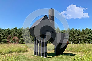 Our Crazy Baby, Sugar Shack Sculture on the Grounds of Franconia Sculpture Park