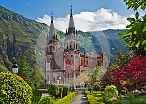 Our lady of Covadonga Sanctuary, Asturias, Spain