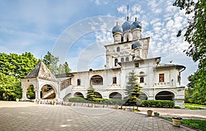 Our Lady of Kazan church in Kolomenskoye park, Moscow, Russia