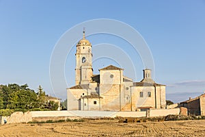 Our Lady of Manzano ancient church in Castrojeriz