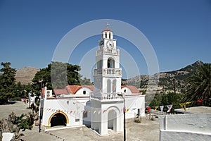 Our Lady Tsambika monastery. Rhodes. Greece