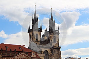 Our Lady of Tyn church in Prague