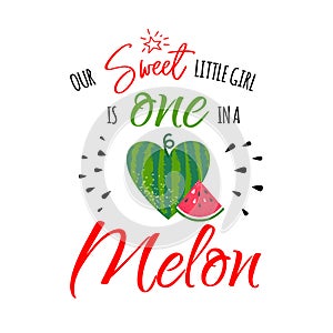 One in a melon girl photo