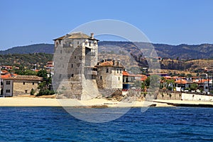 Ouranopoli Tower, Greece near from Holly mountain Athos