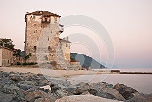 Ouranopolis at sunset