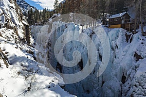 Ouray Ice Park in the Colorado Rocky Mountains