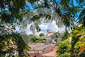 Ouro Preto in Minas Gerais - Brazil