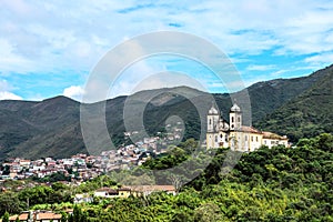 Ouro Preto in Minas Gerais province, Brazil