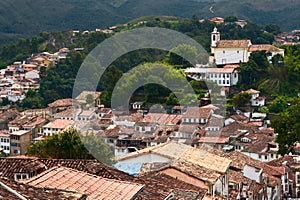 Ouro Preto in Minas Gerais province, Brazil