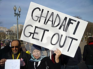 Ousting Ghadafi