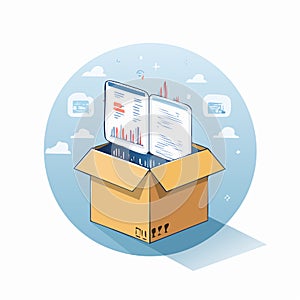 Out of the Box Business Solutions Concept