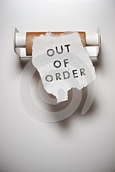 Out of order