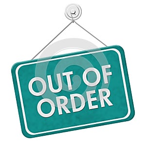 Out of Order Sign photo