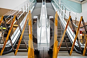 Out of service escalator