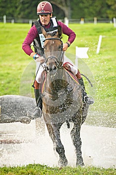 Out of the water at Blair Castle.