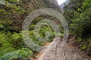 Out The Window of the Train to Machu Picchu