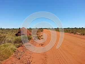 Outback Australia giant Termite ant hill mound