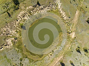 Outback Australia Sapphire Mine Diggings Landscape