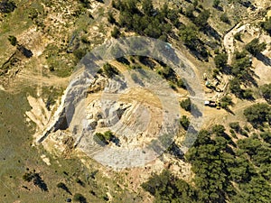Outback Australia Sapphire Mine Diggings Landscape