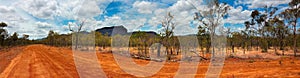 Outback landscape Australia panarama view