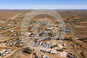 The outback opal mining town of White Cliffs
