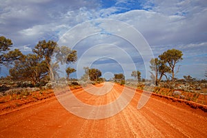 Outback road. Australia.