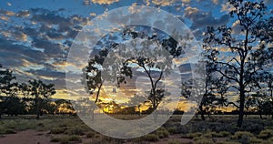 Outback Sunset in Queensland Australia