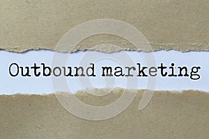 Outbound marketing illustration