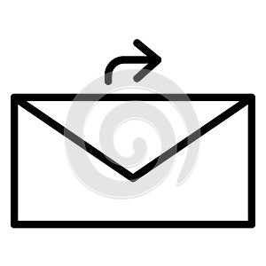 Outbox, Email   Isolated Vector icon which can easily modify or edit