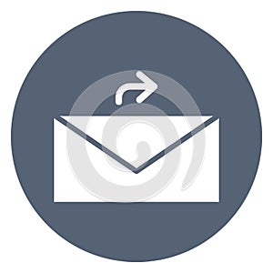 Outbox, Email   Isolated Vector icon which can easily modify or edit