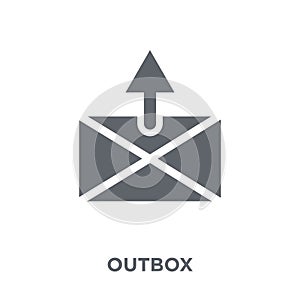 Outbox icon from Communication collection. photo
