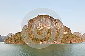 Outcropping in Halong Bay