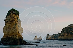 Outcrops at Praia Dona Ana photo