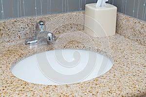 Outdated bathroom sink