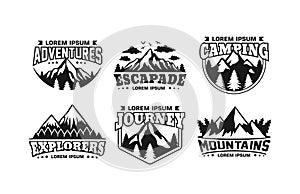 Outdoor and Adventure Camp logos