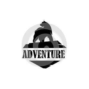 Outdoor Adventure Logo Vector Illustration Design. Exclusive Vintage Style Adventure Logo Design