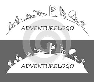 Outdoor adventure sport logo