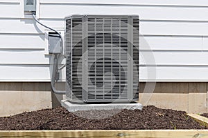 Outdoor air conditioning and heat pump unit