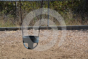 Outdoor baby swing