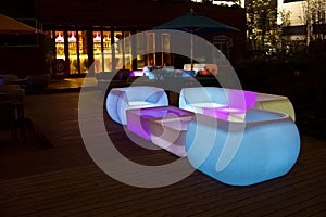 Outdoor bar