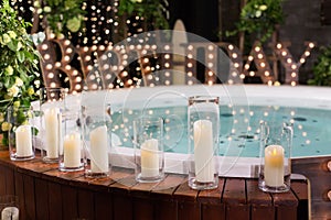 Outdoor brithday party Scene