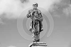 Monument of Luigi Orlando in Livorno, Tuscany, Italy photo