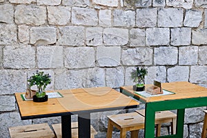 Outdoor Cafe Tables and Chairs, Split, Croatia